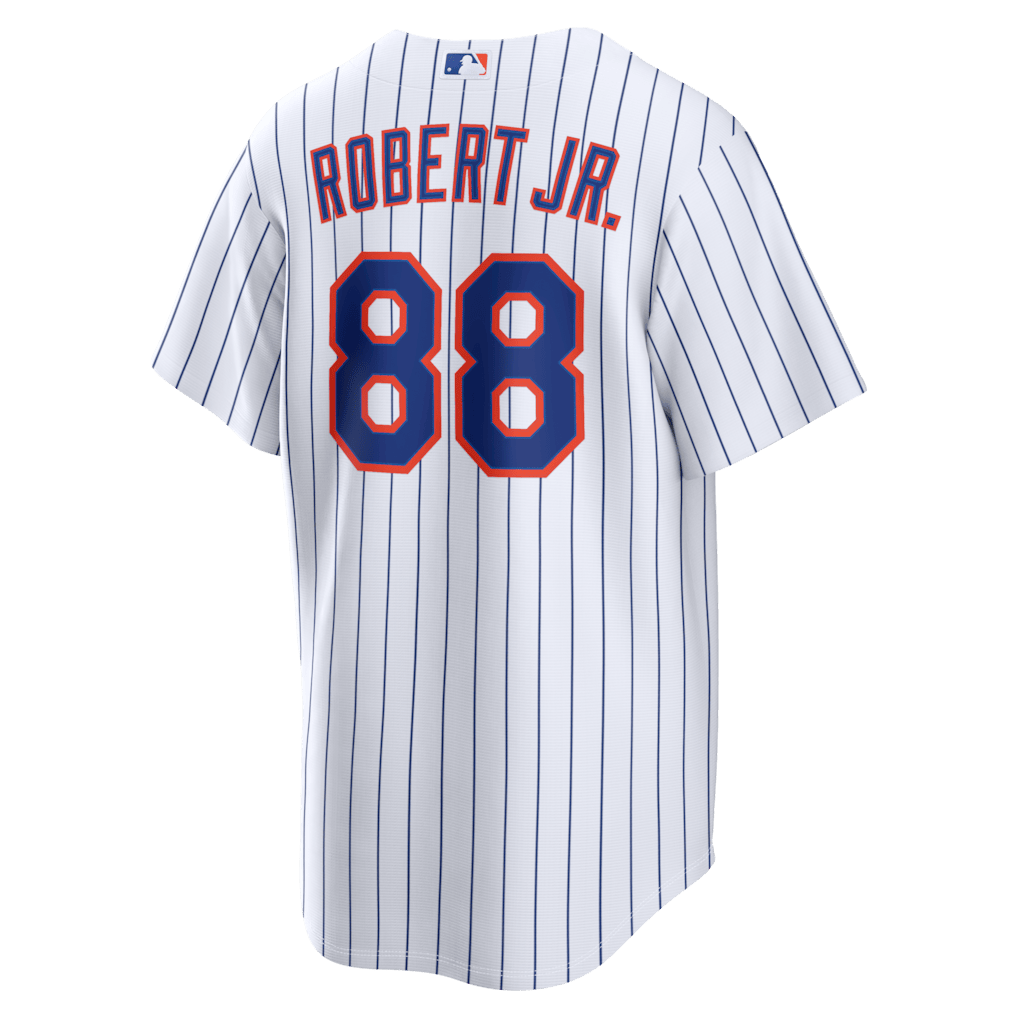 Luis Robert Jr. 88 New York Mets Home Men Jersey - White