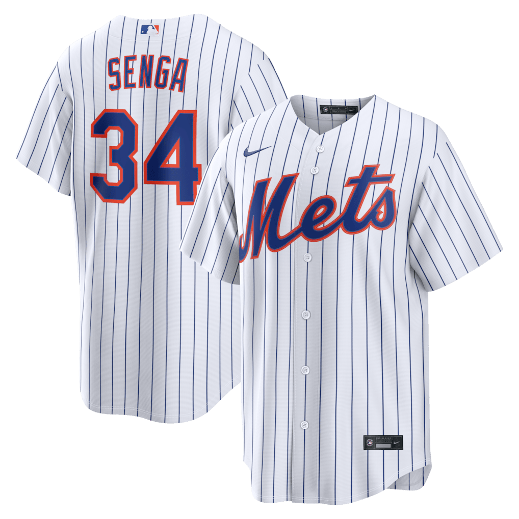 Kodai Senga 34 New York Mets Home Men Jersey - White