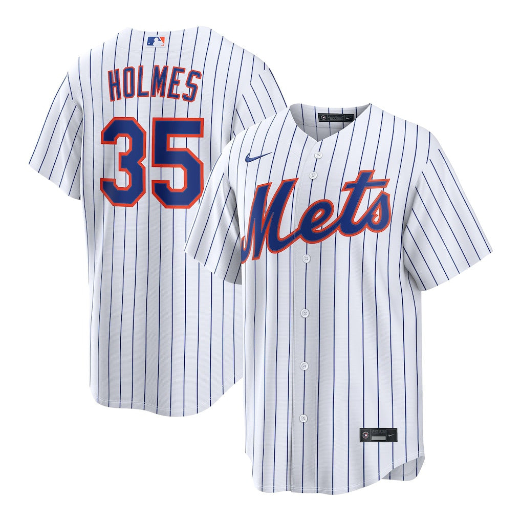 Clay Holmes 35 New York Mets Home Men Jersey - White