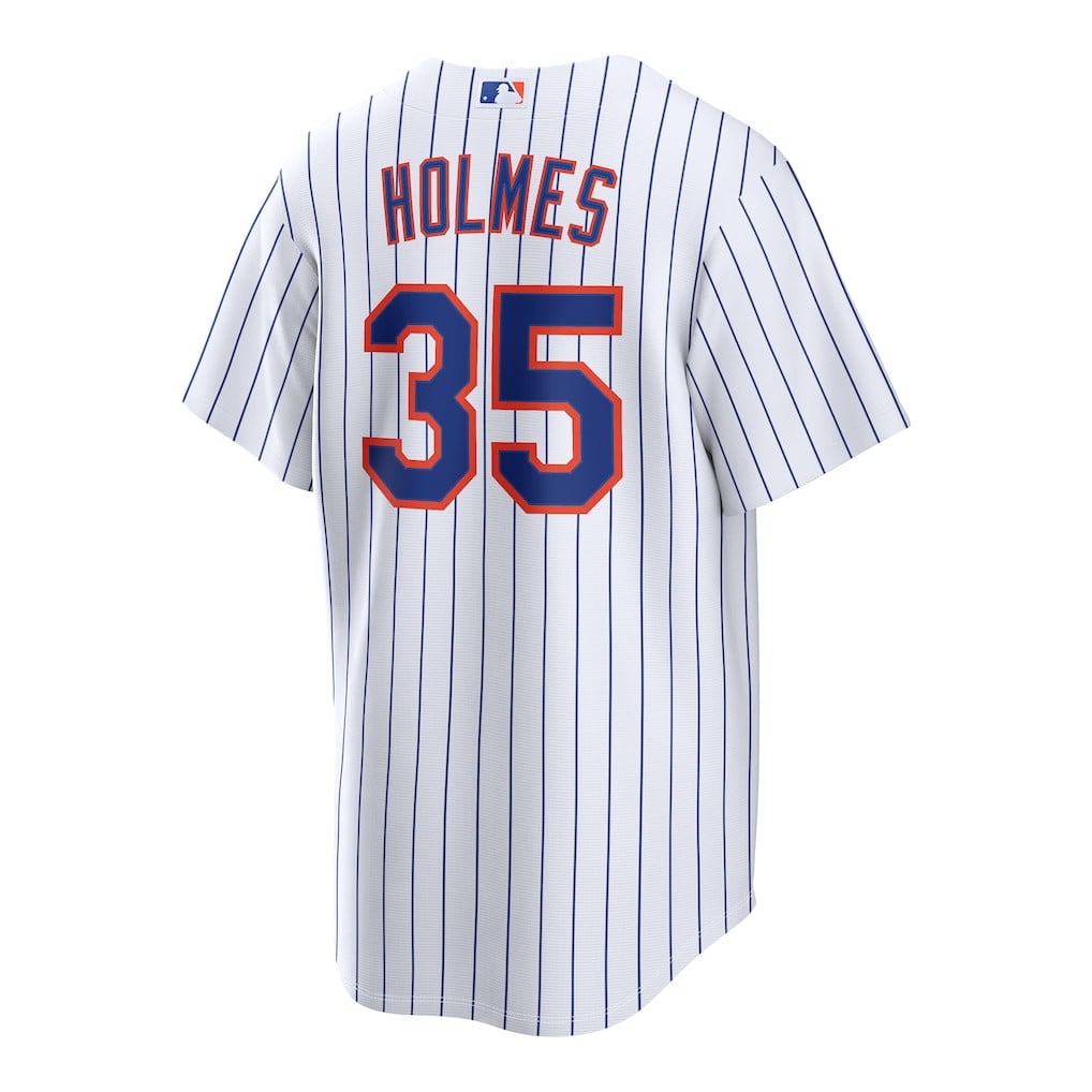 Clay Holmes 35 New York Mets Home Men Jersey - White