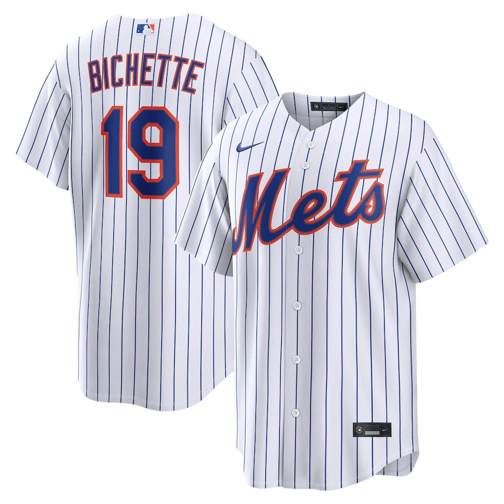 Bo Bichette 19 New York Mets Home Men Jersey - White