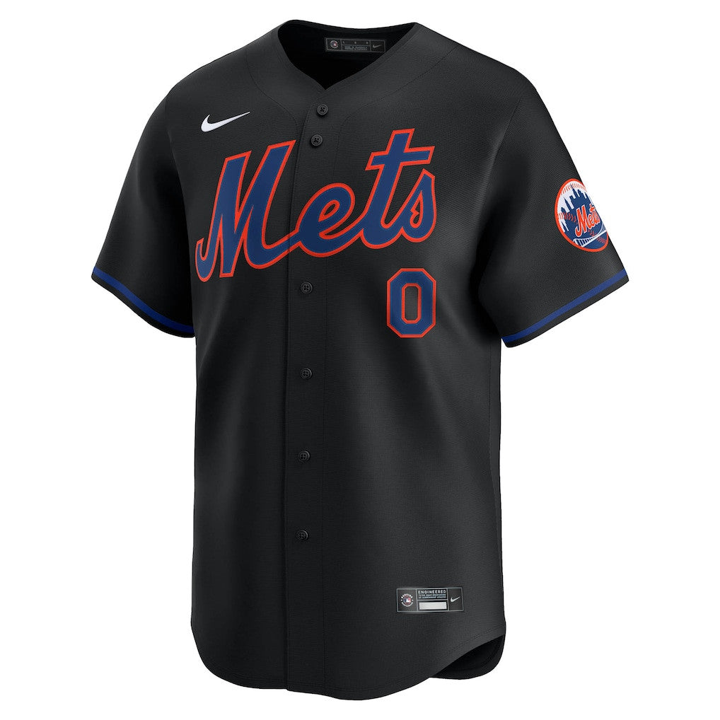 Ronny Mauricio 0 New York Mets Alternate Limited Men Jersey - Black
