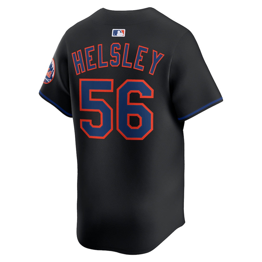Ryan Helsley 56 New York Mets Alternate Limited Player Men Jersey - Black