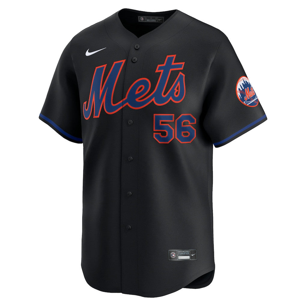 Ryan Helsley 56 New York Mets Alternate Limited Player Men Jersey - Black