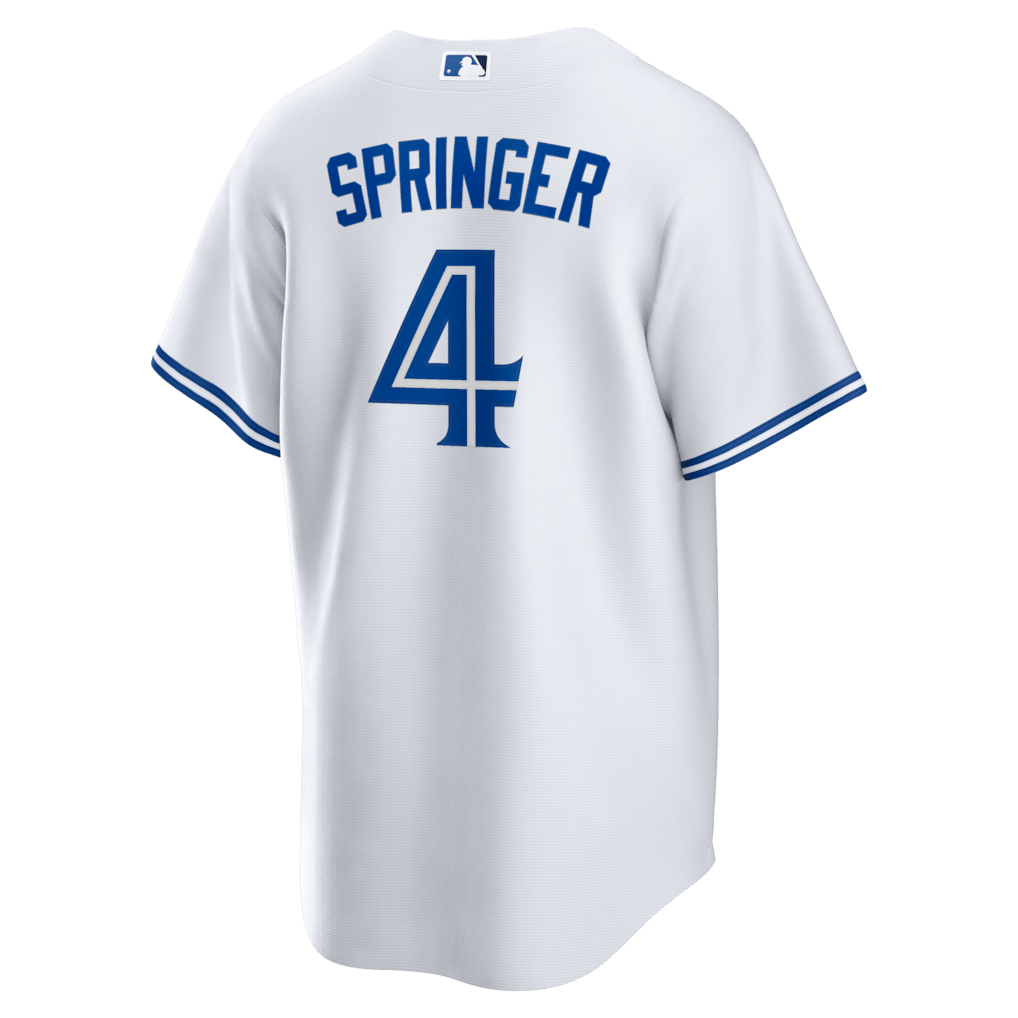 George Springer 4 Toronto Blue Jays Home Men Jersey - White