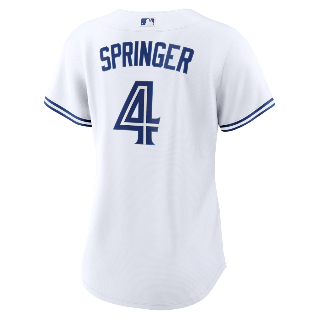 George Springer 4 Toronto Blue Jays Women's Home Jersey - White