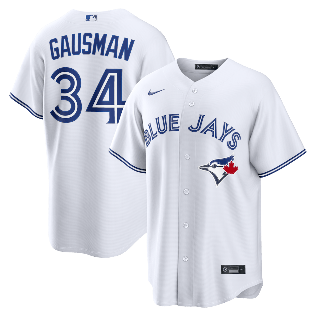 Kevin Gausman 34 Toronto Blue Jays Home Men Jersey - White