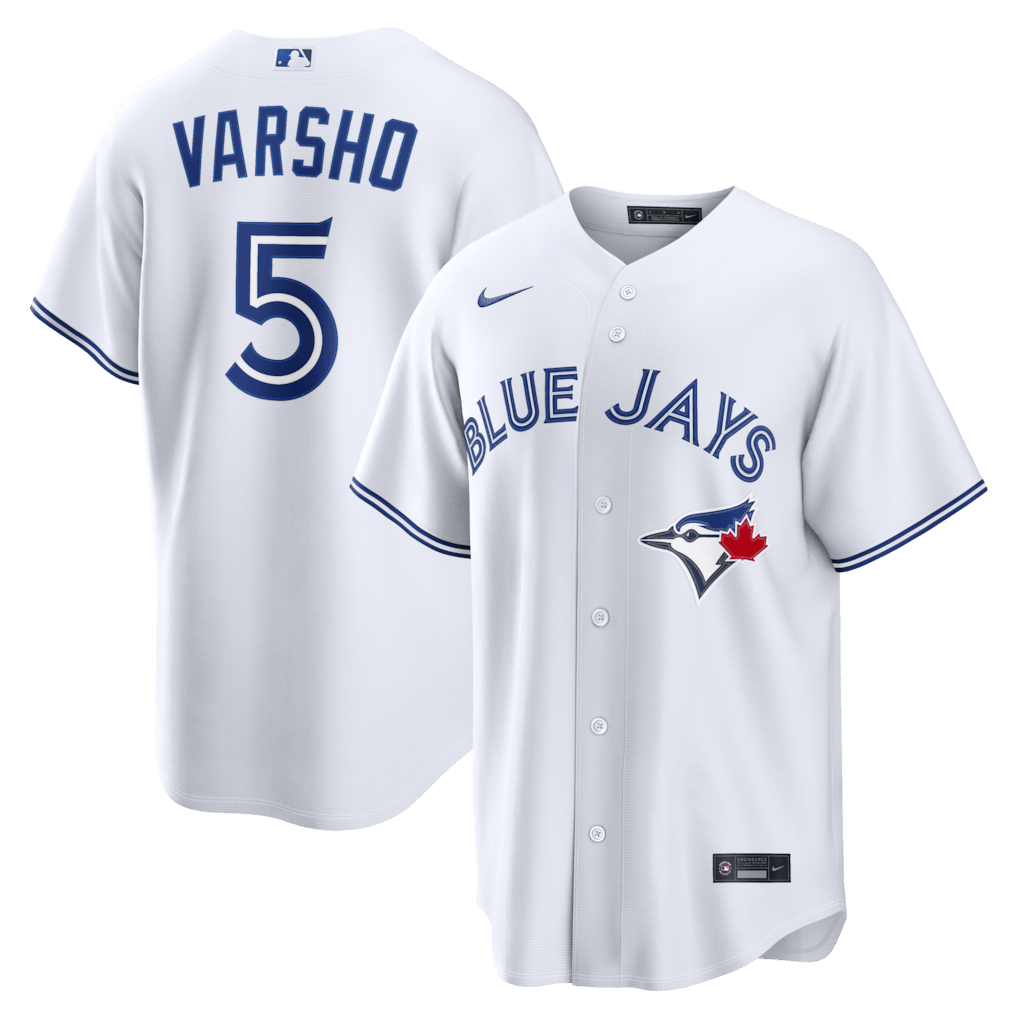 Daulton Varsho 5 Toronto Blue Jays Home Men Jersey - White