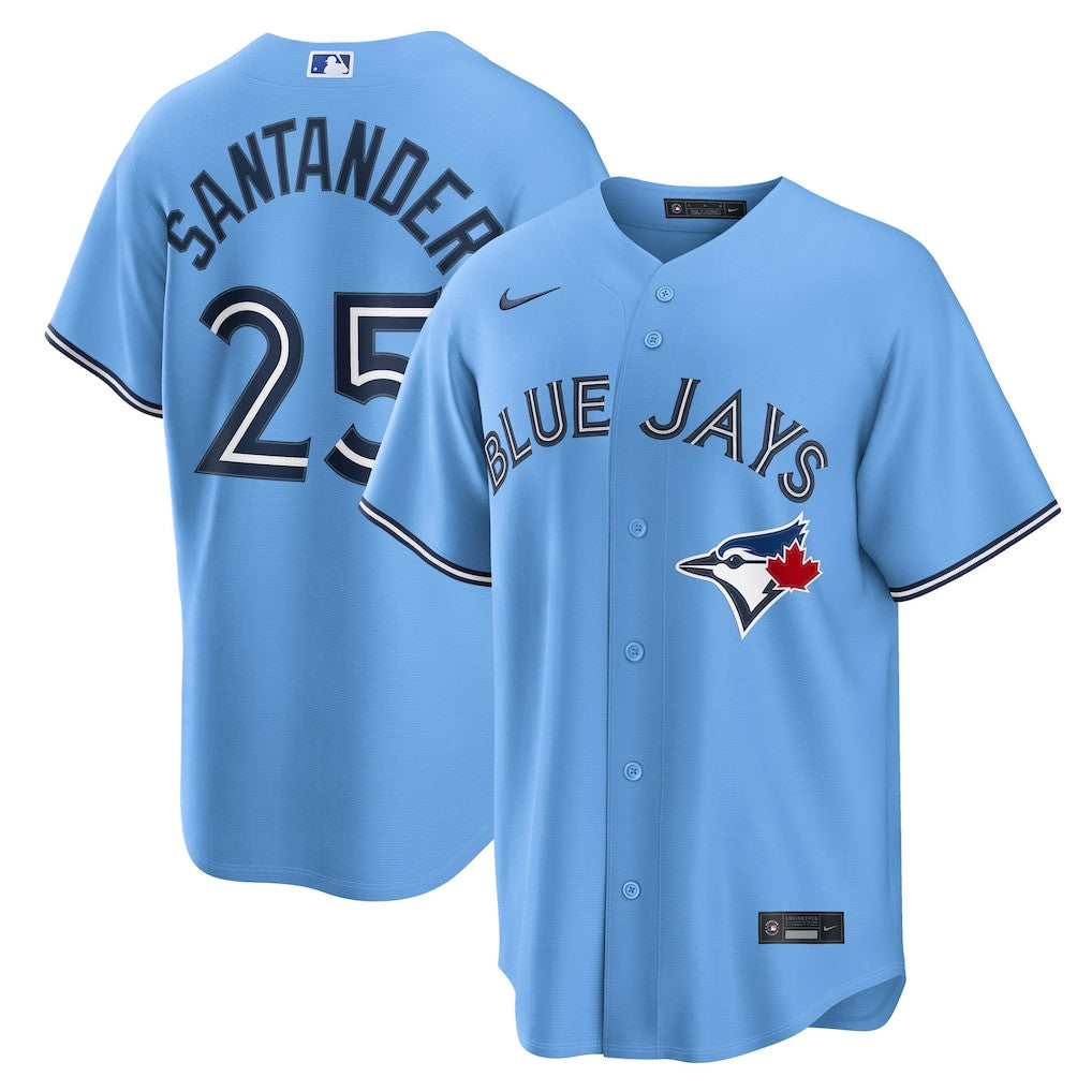 Anthony Santander 25 Toronto Blue Jays Alternate Men Jersey - Light Blue