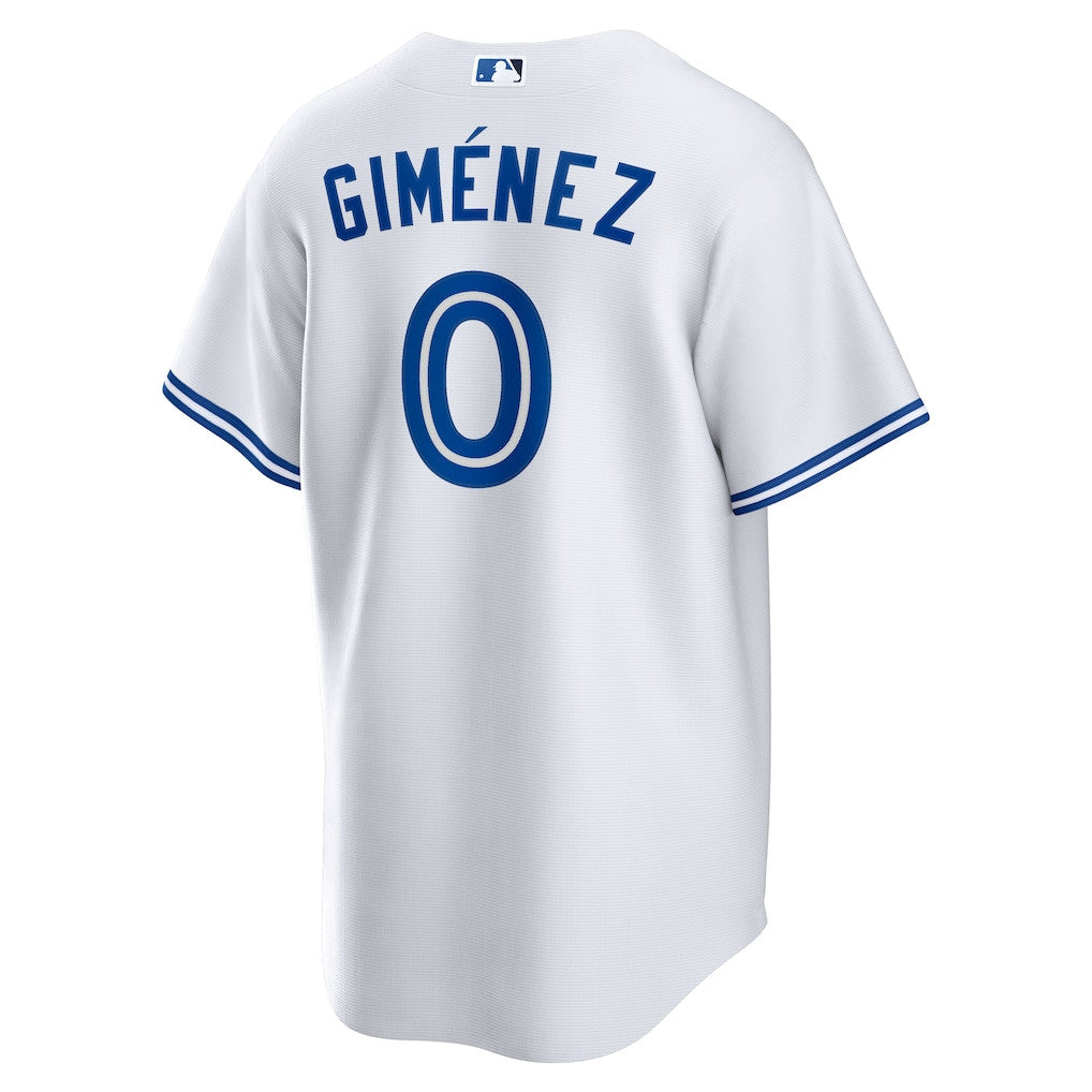 Andres Gimenez 0 Toronto Blue Jays Home Men Jersey - White