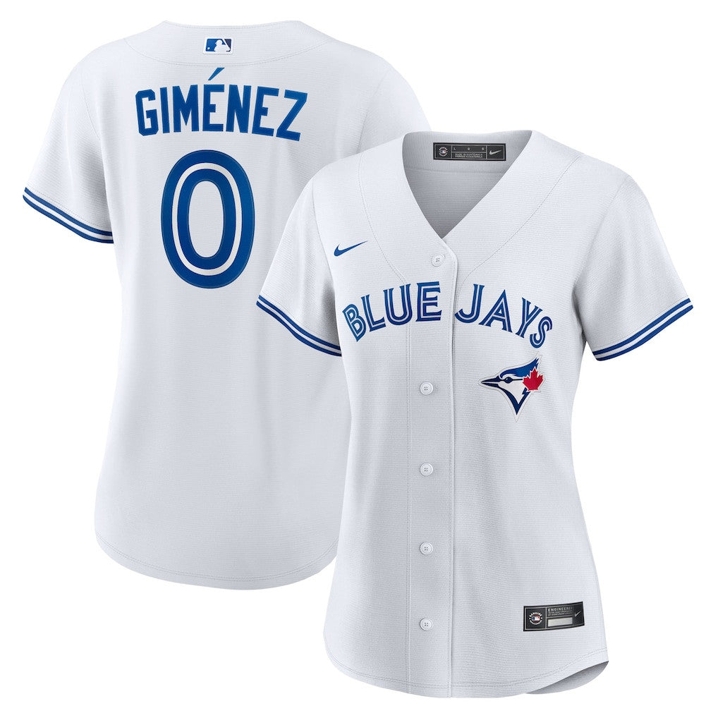 Andrés Giménez 0 Toronto Blue Jays Women's Home Jersey - White