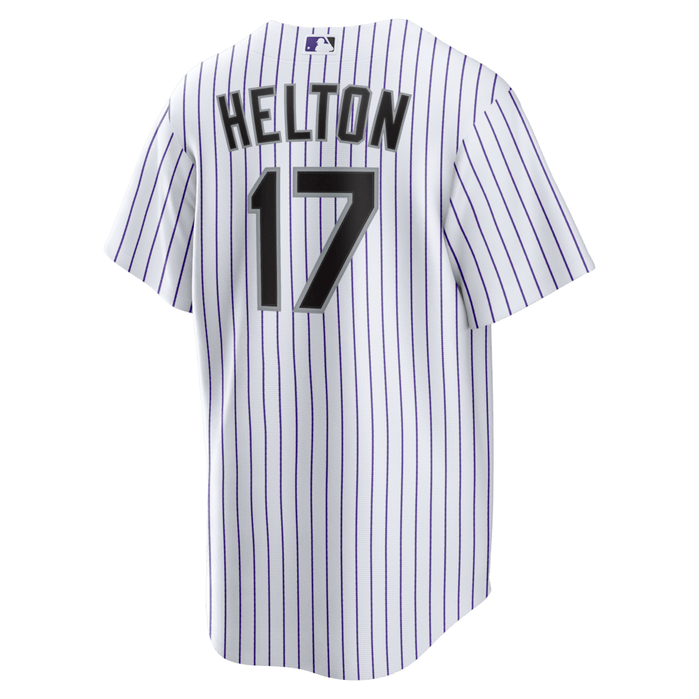 Todd Helton 17 Colorado Rockies Home Men Jersey - White
