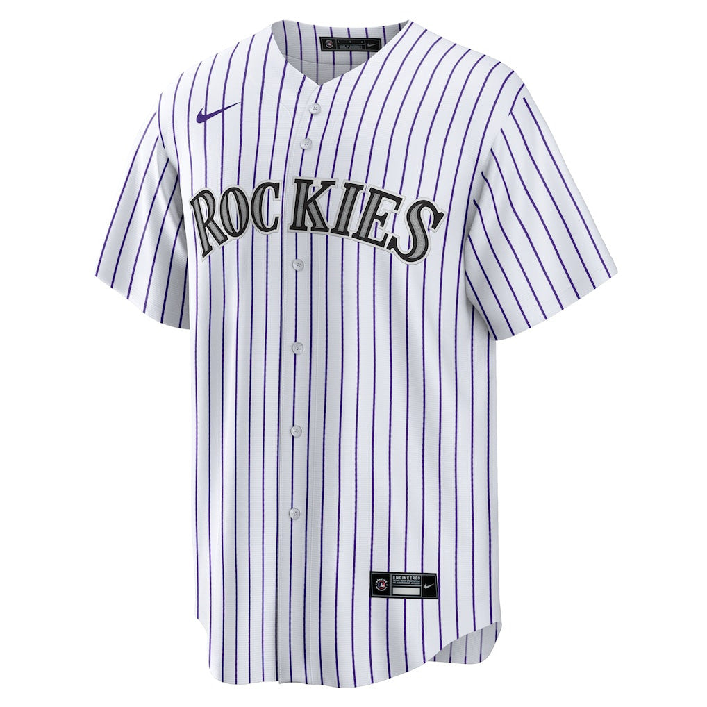 Mickey Moniak 22 Colorado Rockies Home Men Jersey - White