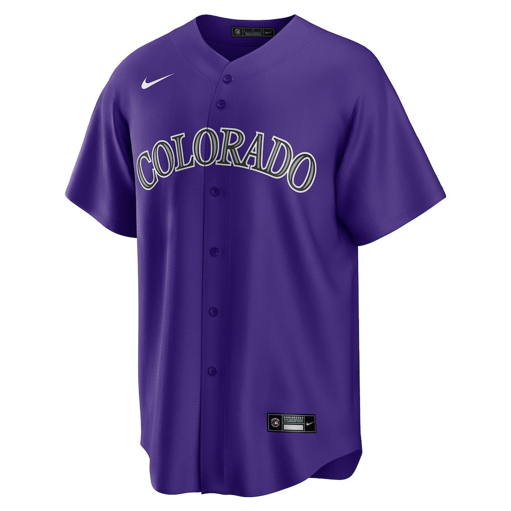 Kris Bryant 23 Colorado Rockies Alternate Player Men Jersey - Purple