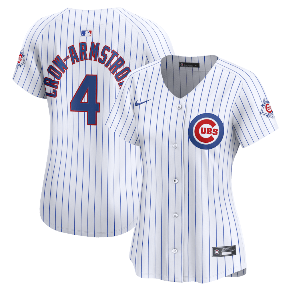 Pete Crow-Armstrong 4 Chicago Cubs Women's 150th Anniversary Limited Jersey - White