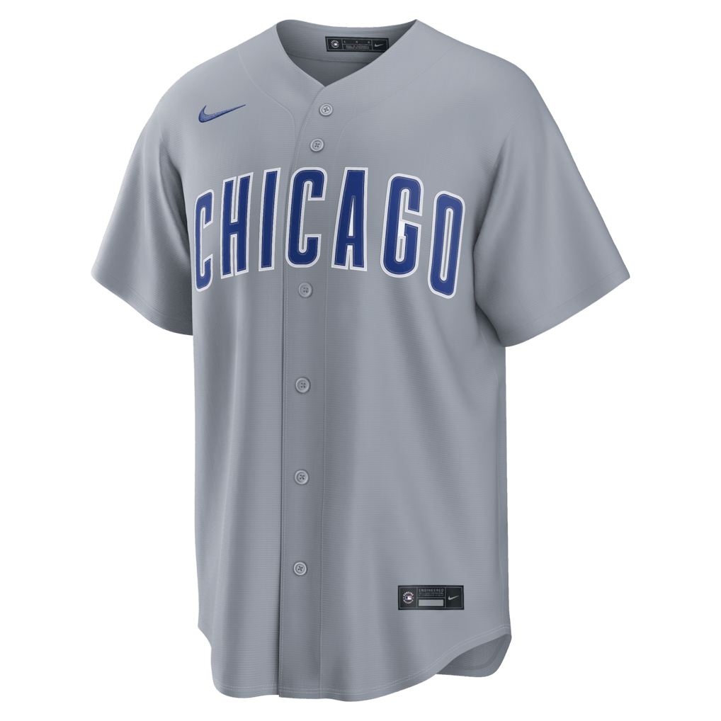Pete Crow-Armstrong 4 Chicago Cubs Road Men Jersey - Gray