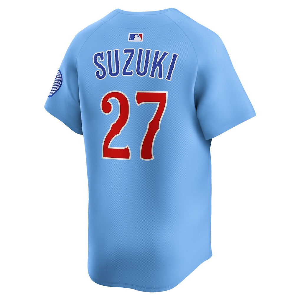 Seiya Suzuki 27 Chicago Cubs 2nd Alternate Limited Player Men Jersey - Royal