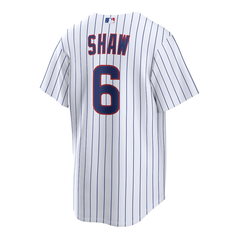 Matt Shaw 6 Chicago Cubs Home Men Jersey - White