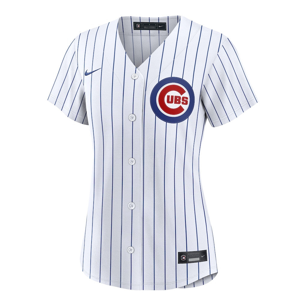 Matt Shaw 6 Chicago Cubs Women's Home Jersey - White