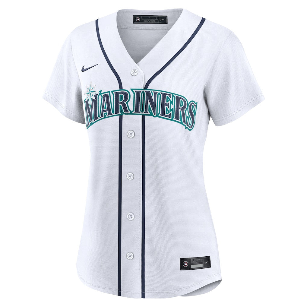Ken Griffey Jr. 24 Seattle Mariners Women's Home Jersey - White