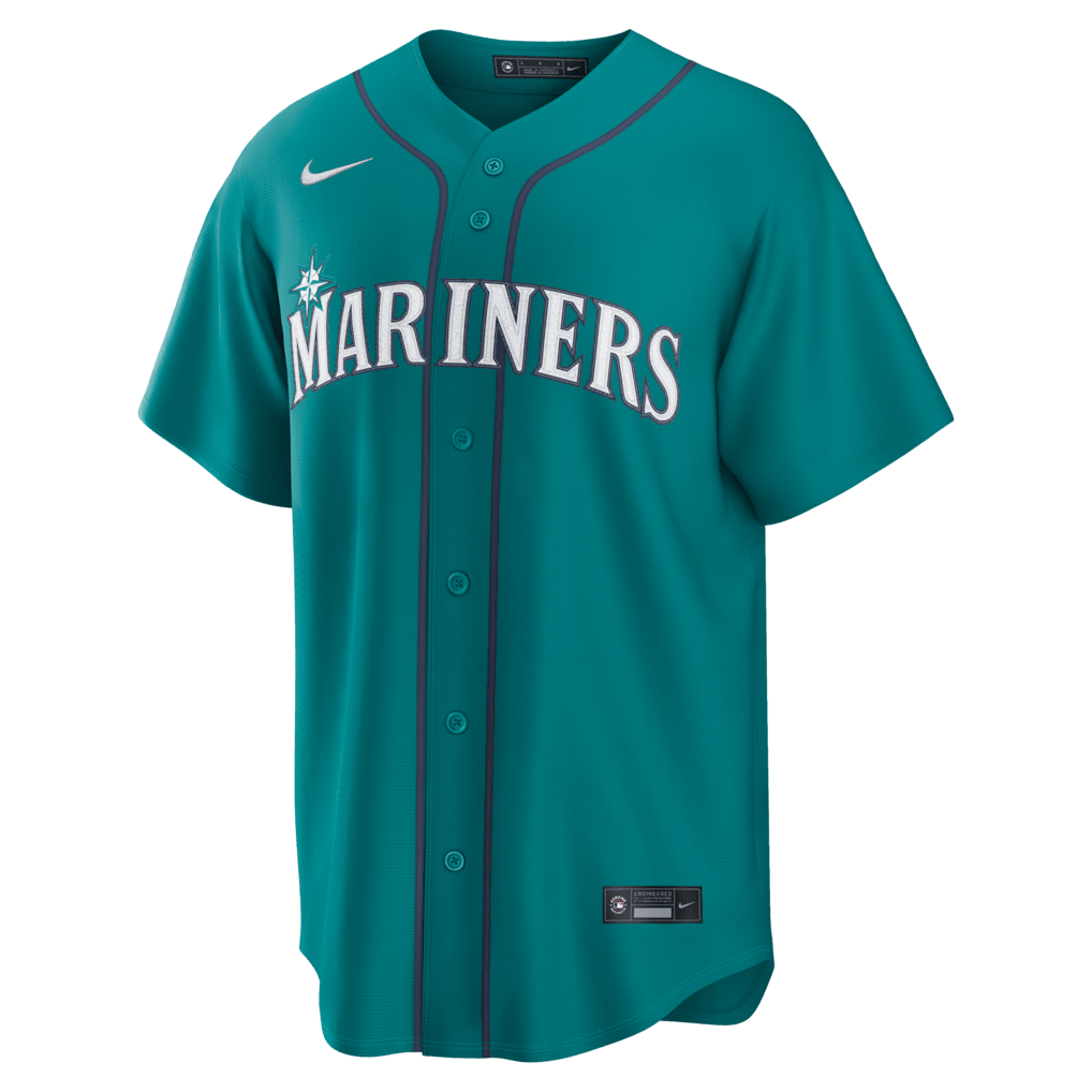 Julio Rodríguez 44 Seattle Mariners Alternate Men Jersey - Teal