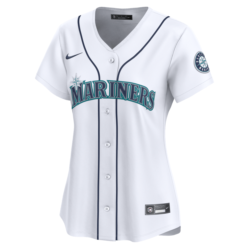 Julio Rodríguez 44 Seattle Mariners Women's Home Limited Jersey - White