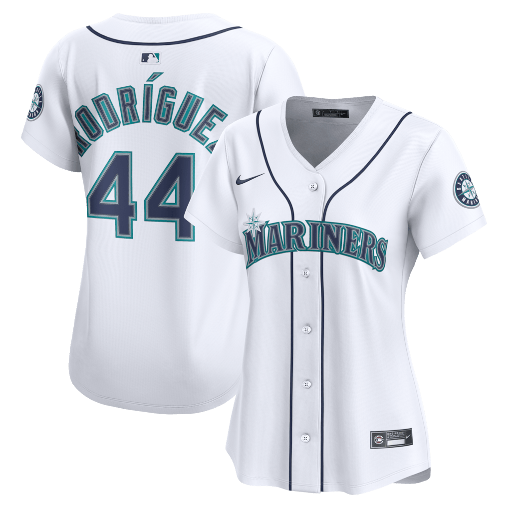 Julio Rodríguez 44 Seattle Mariners Women's Home Limited Jersey - White