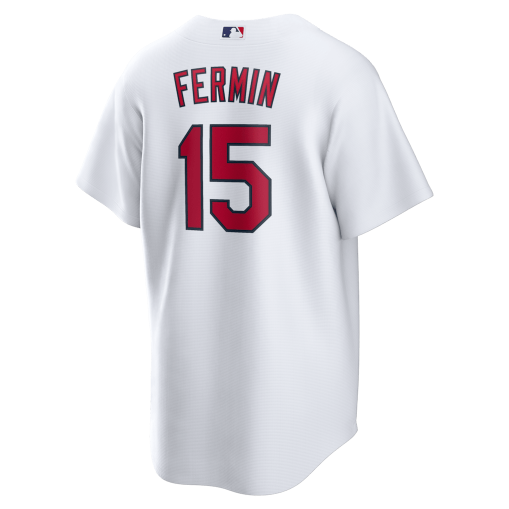 José Fermín 15 St. Louis Cardinals Home Men Jersey - White