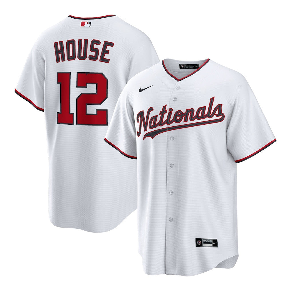 Brady House 12 Washington Nationals Home Men Jersey - White