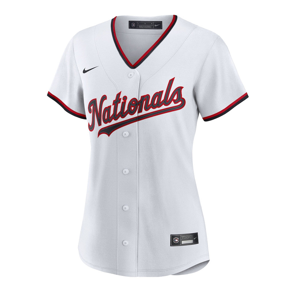 Brady House 12 Washington Nationals Women's Home Jersey - White