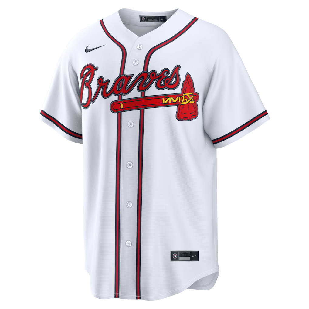 Grant Holmes 66 Atlanta Braves Home Men Jersey - White