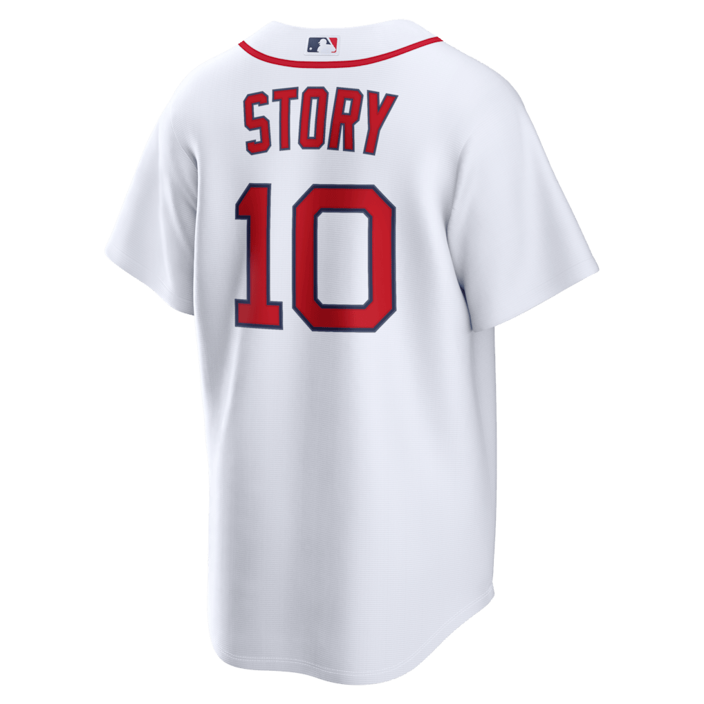 Trevor Story 10 Boston Red Sox Home Men Jersey - White