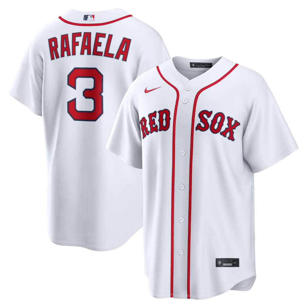 Ceddanne Rafaela 3 Boston Red Sox Home Men Jersey - White