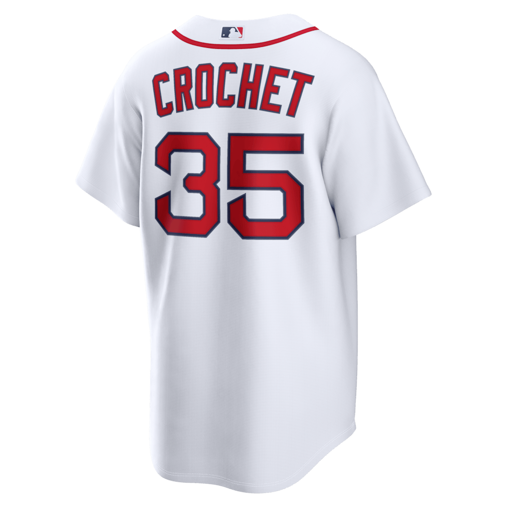 Garrett Crochet 35 Boston Red Sox Home Men Jersey - White