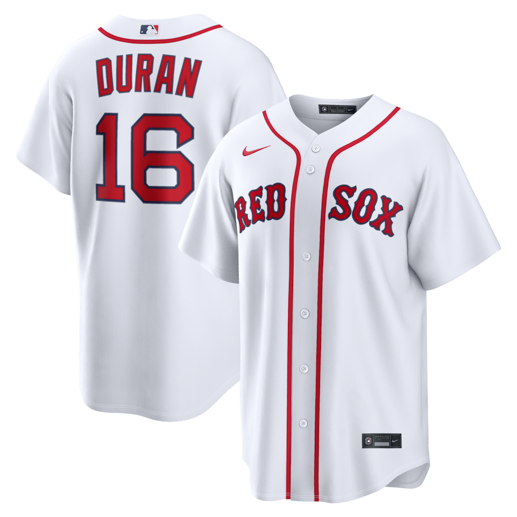 Jarren Duran 16 Boston Red Sox Home Men Jersey - White