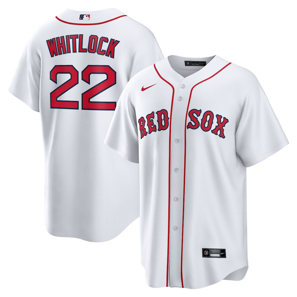 Garrett Whitlock 22 Boston Red Sox Home Men Jersey - White