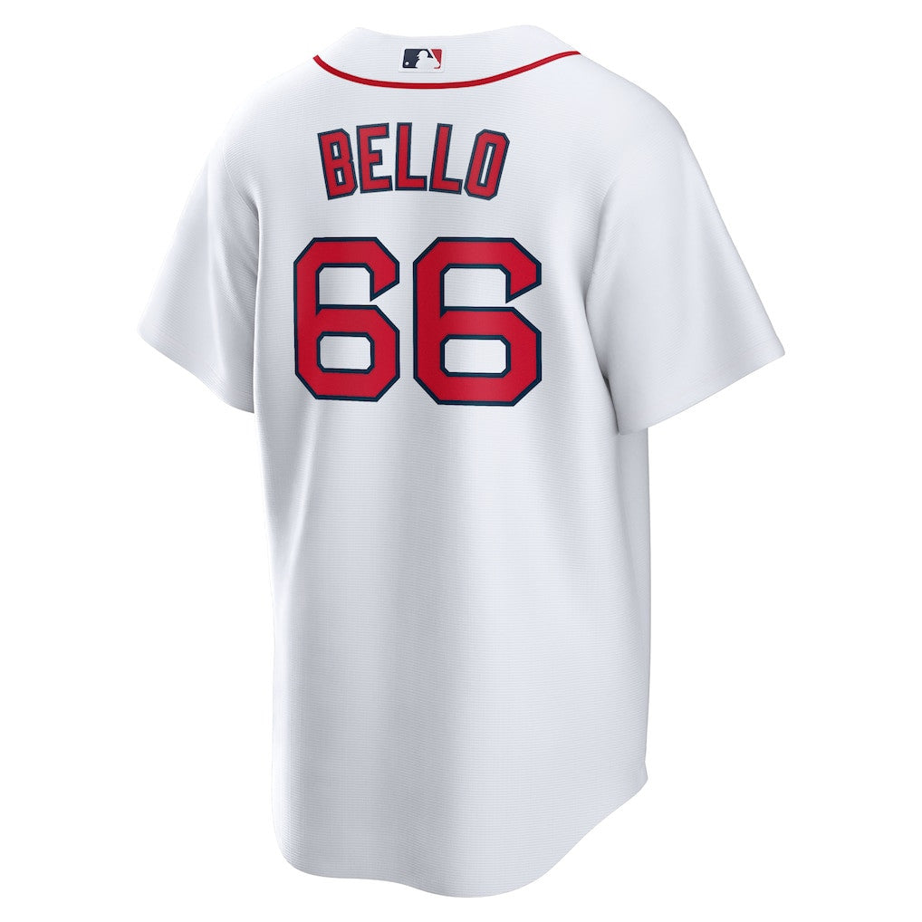 Brayan Bello 66 Boston Red Sox Home Men Jersey - White