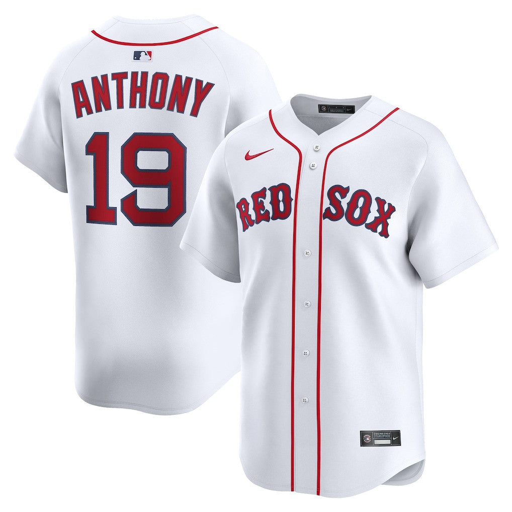 Roman Anthony 19 Boston Red Sox Home Limited Player Men Jersey - White
