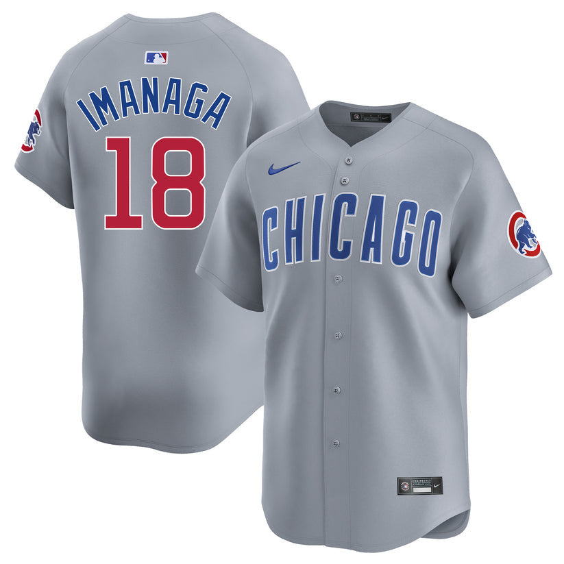 Shota Imanaga 18 Chicago Cubs Away Men Jersey - Gray