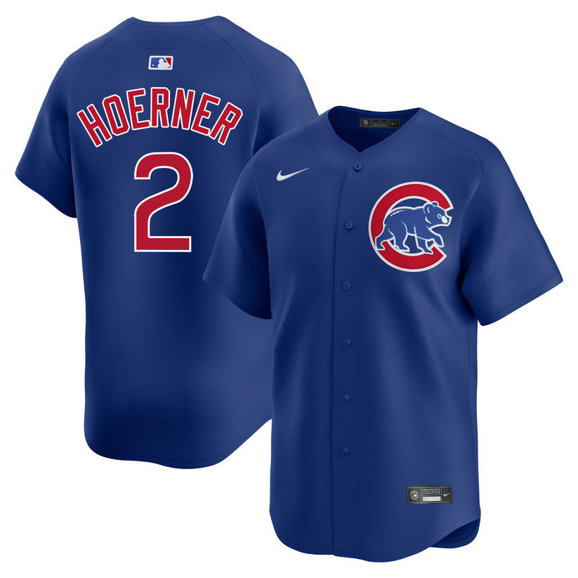 Nico Hoerner 2 Chicago Cubs Alternate Men Jersey - Navy