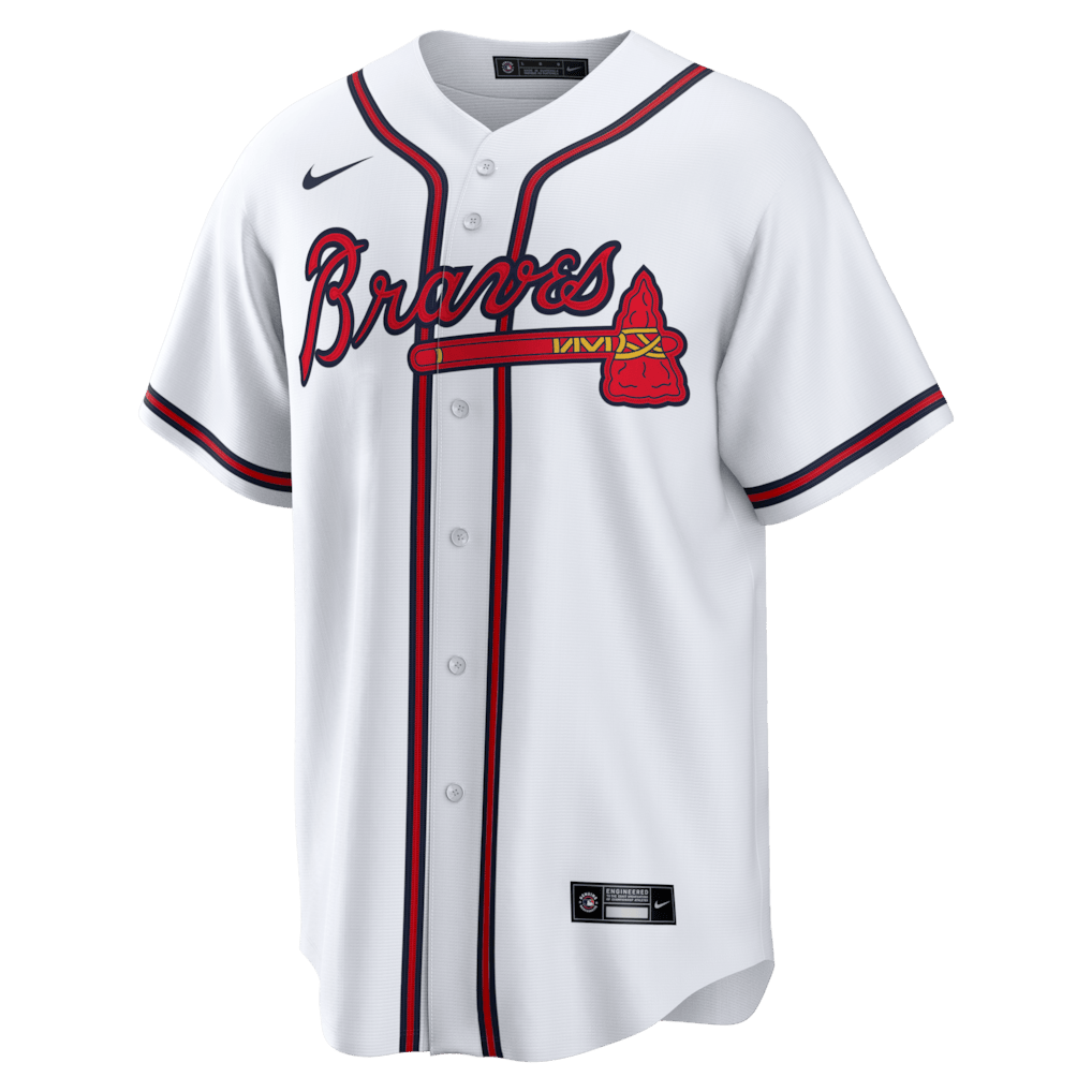 Mike Yastrzemski 18 Atlanta Braves Home Men Jersey - White
