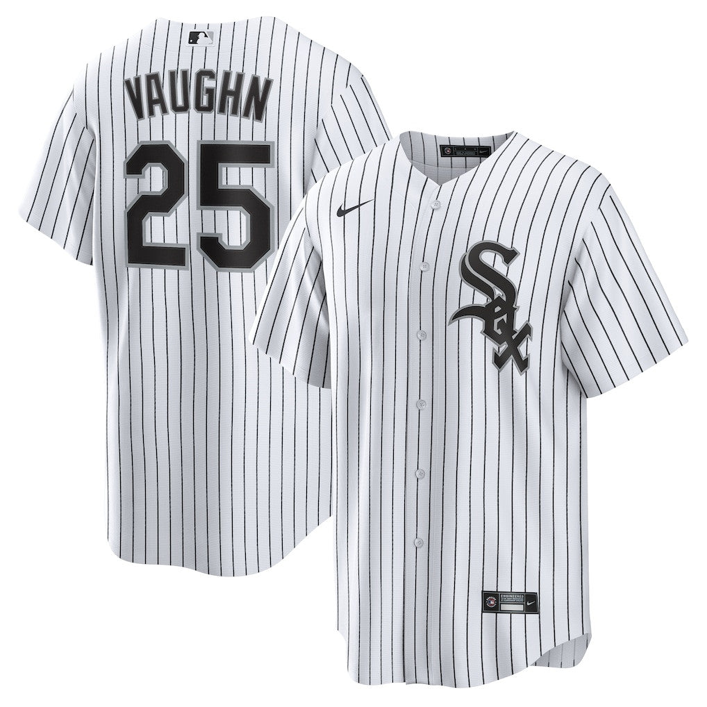 Andrew Vaughn 25 Chicago White Sox Home Men Jersey - White