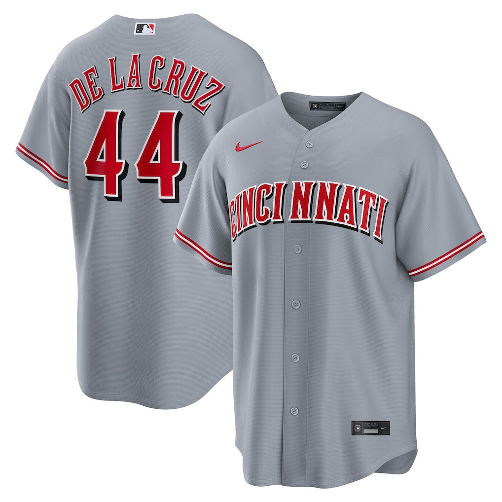 Elly De La Cruz 44 Cincinnati Reds Road Men Jersey - Gray