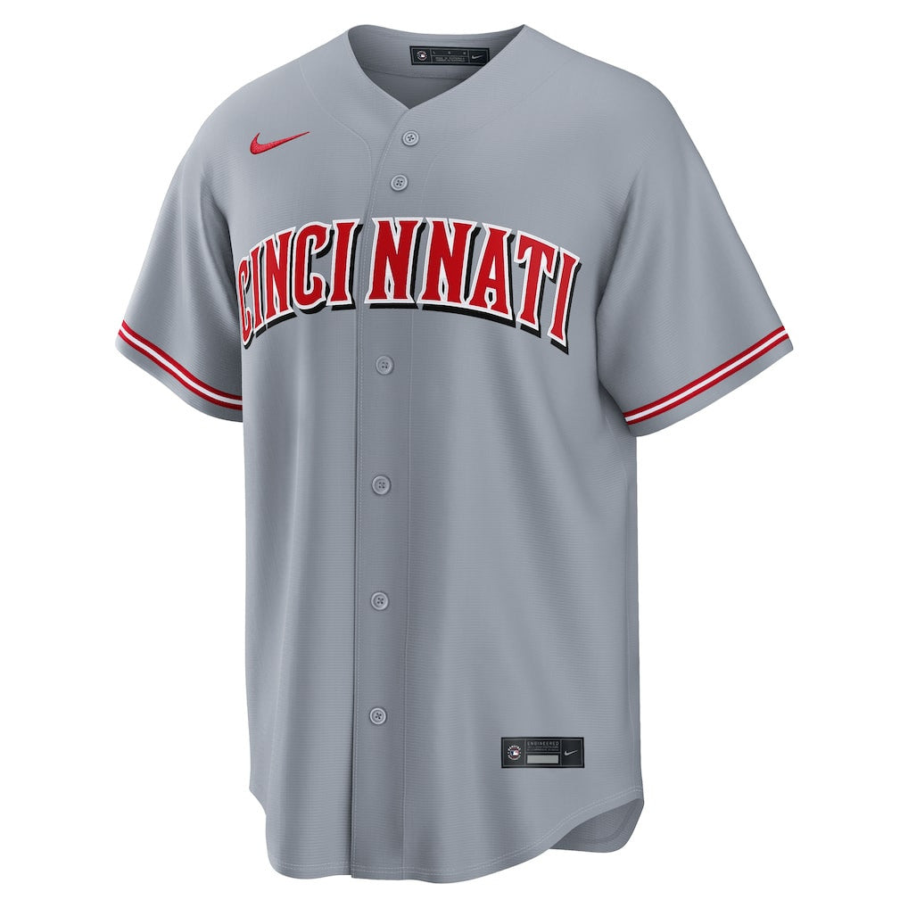 Elly De La Cruz 44 Cincinnati Reds Road Men Jersey - Gray