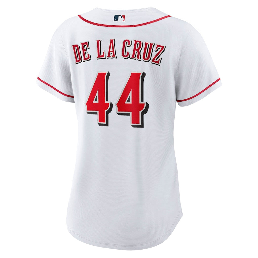 Elly De La Cruz 44 Cincinnati Reds Women's Home Jersey - White