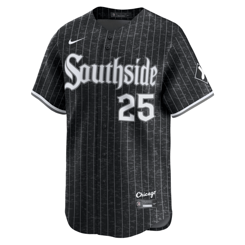 Andrew Vaughn 25 Chicago White Sox City Connect Limited Men Jersey - Black