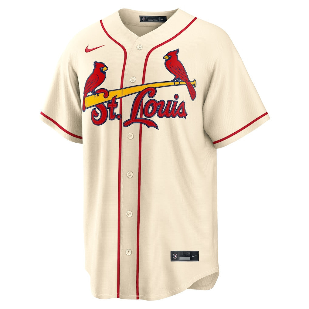 Lars Nootbaar 21 St. Louis Cardinals Alternate Men Jersey - Cream
