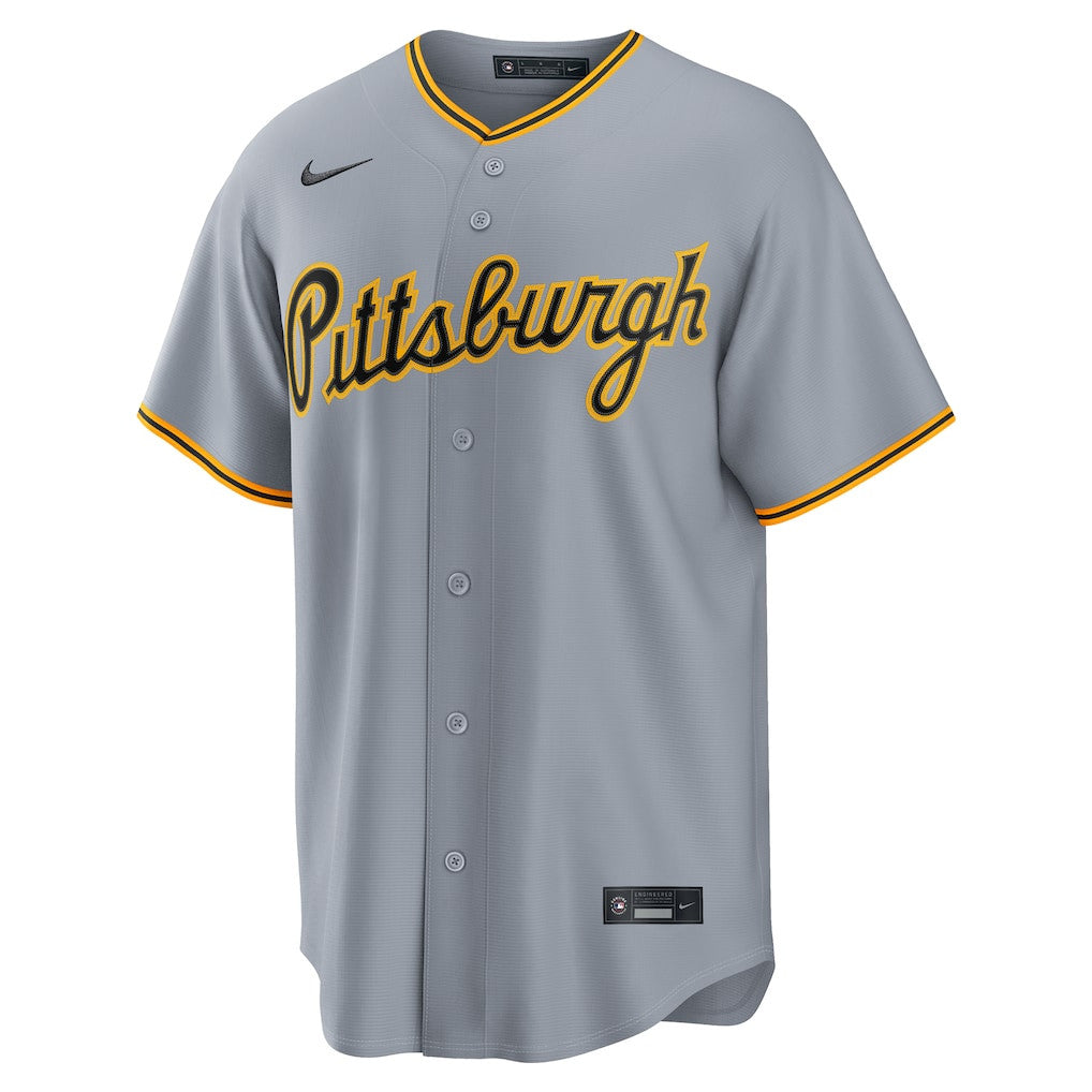 Paul Skenes 30 Pittsburgh Pirates Road Men Jersey - Gray