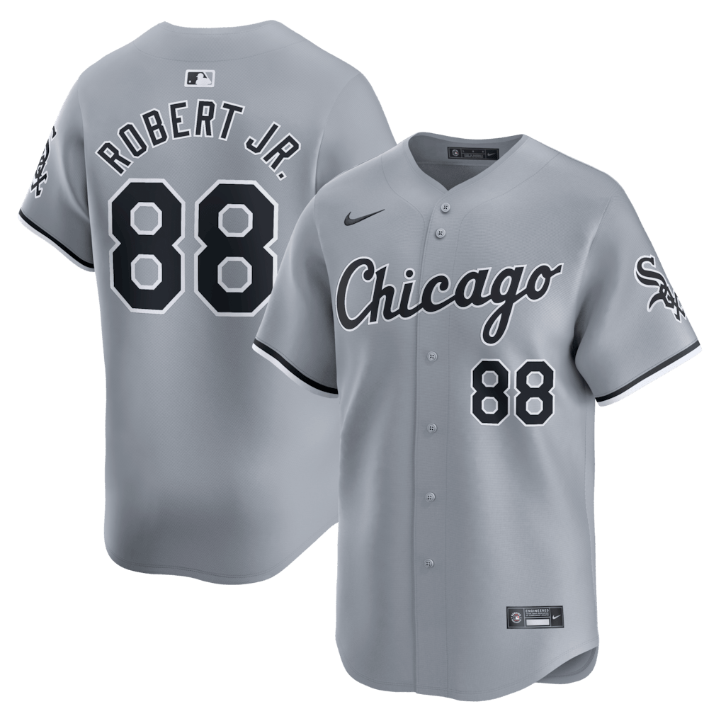 Luis Robert Jr. 88 Chicago White Sox Road Limited Men Jersey - Gray