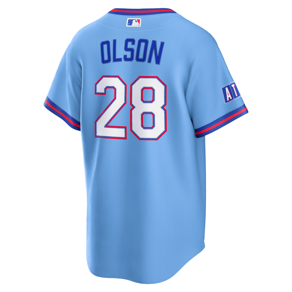 Matt Olson 28 Atlanta Braves 2026 City Connect Jersey - Men, Blue
